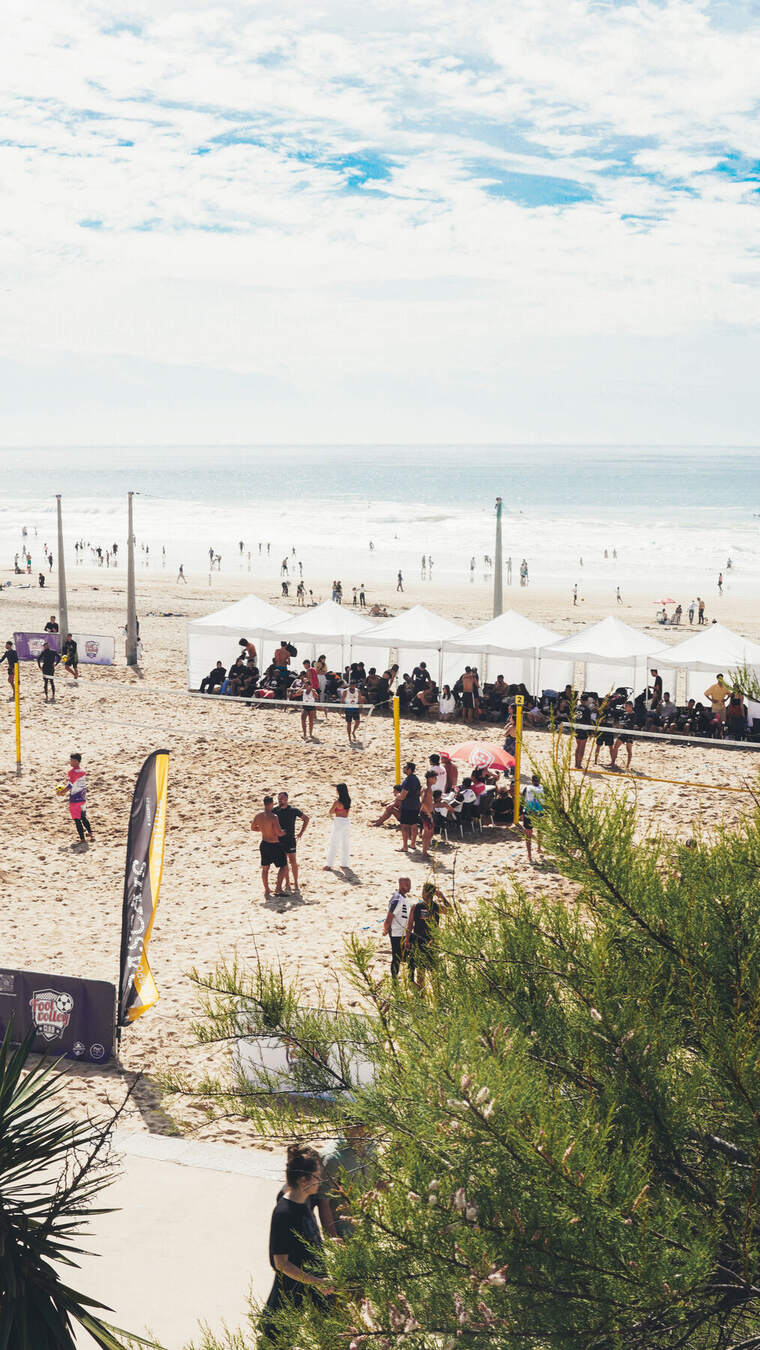 Tournament day on the sand